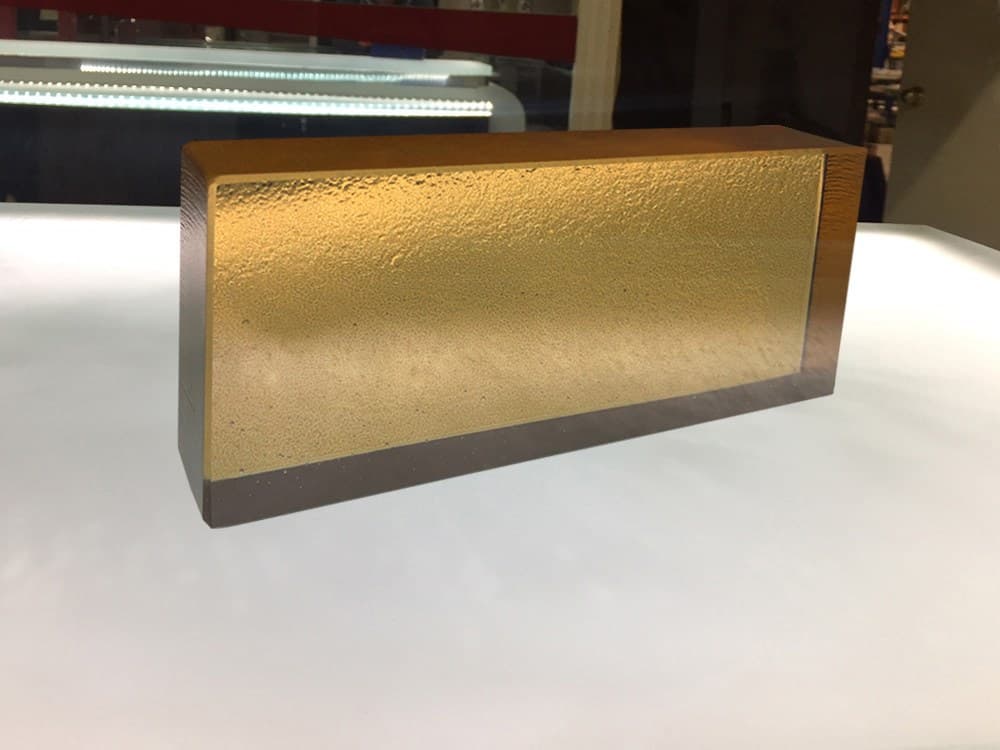 Glass Bricks (Amber with Textured Back) (AGBR 3)