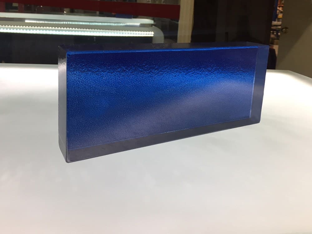Glass Bricks (Dark Blue with Textured Back) (AGBR 4)