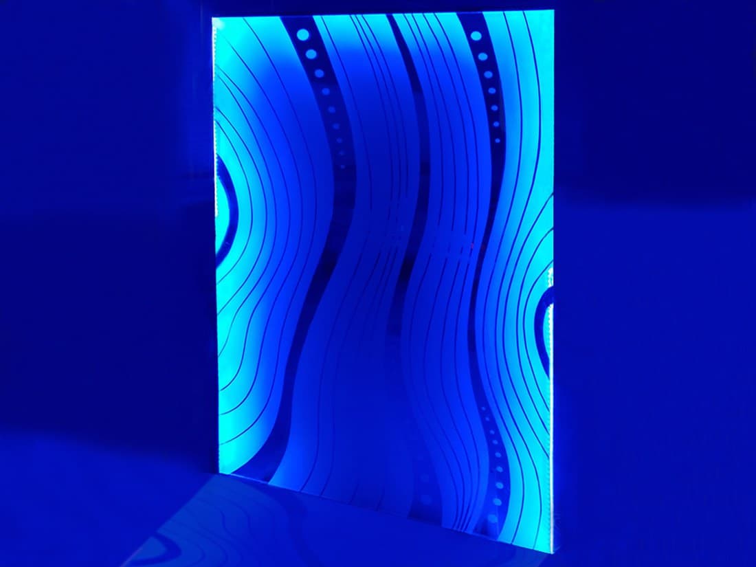 DECORATIVE TEXTURED GLASS DIVIDERS (DW43)
