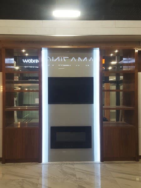 GLASS SCREEN FOR OUTSIDE FIREPLACE (GF26)