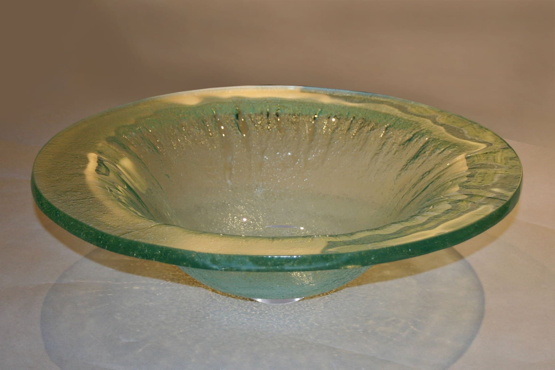 Glass Vessel - "Diamond" (Clear) (GVS9)