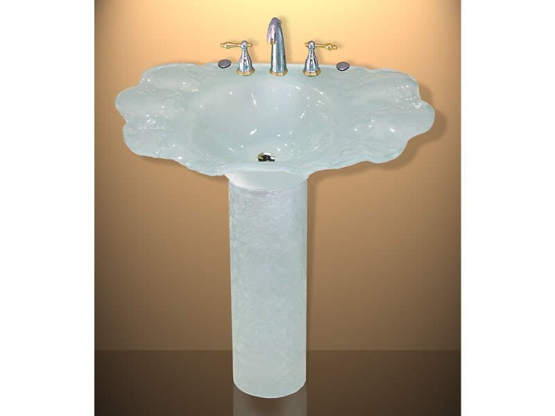Glass Sink - "Oyster" (Semi-Frost) (PDS2)