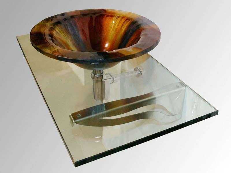 Glass Countertop & Vessel (WMGS13)