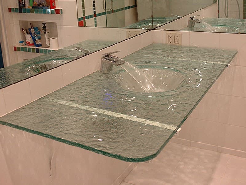 Wall Mount Glass Sink - Custom Sink (WMGS14)
