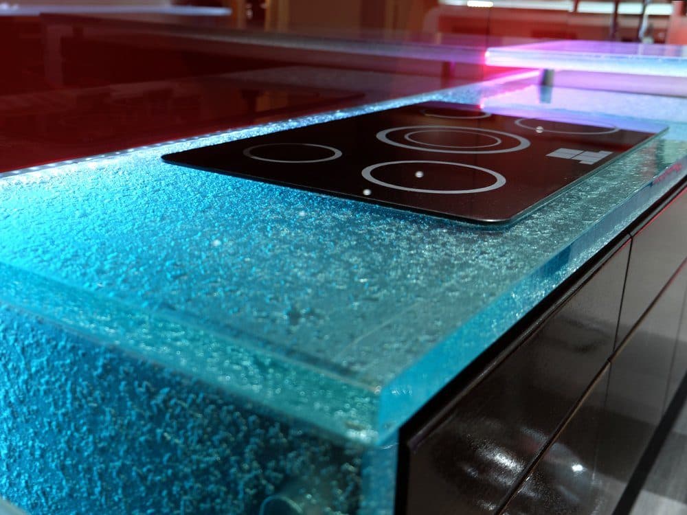 Stylish Glass Counter Designs for Small Kitchens