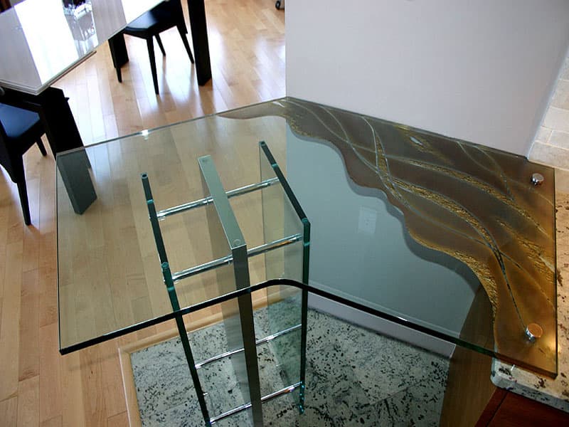 Decorative Glass Table (FRT12)