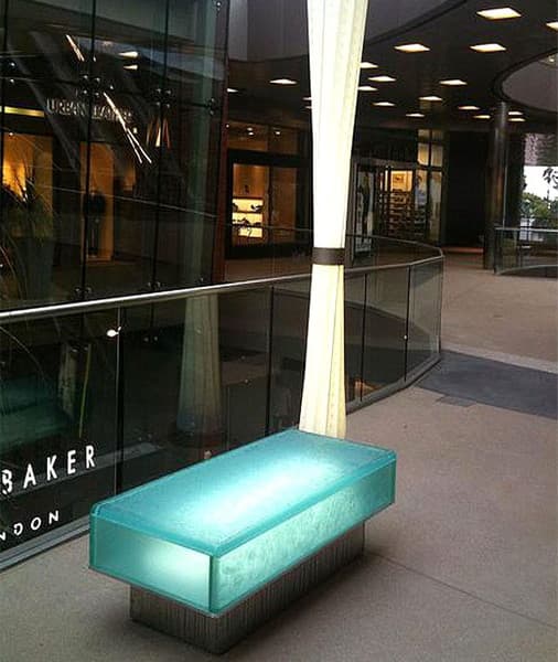 Glass Benches