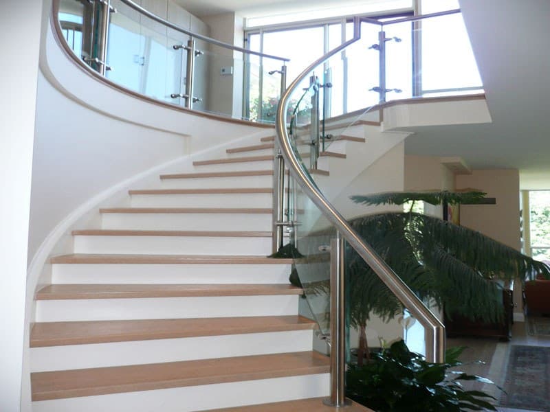 Glass Bent Railing 6