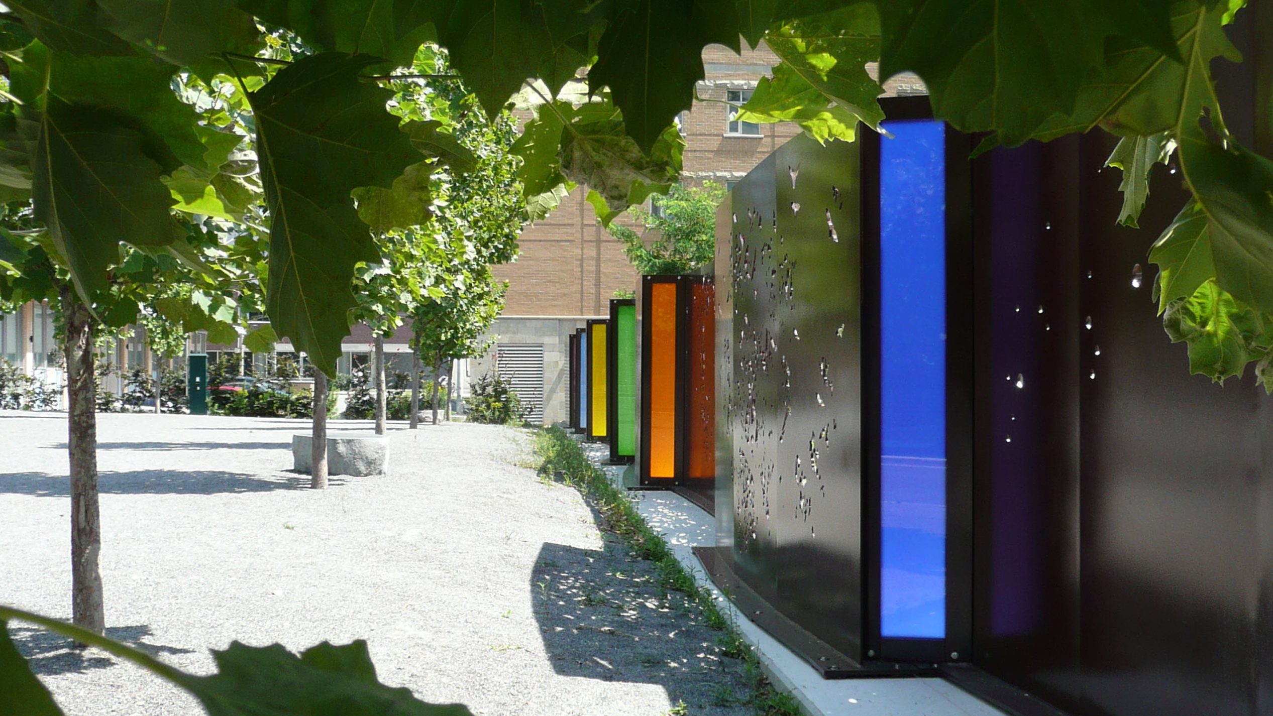 Architectural glass installation