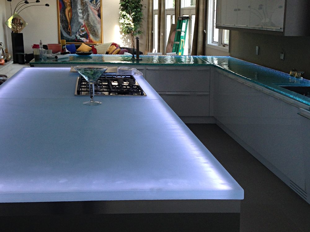 glass counter