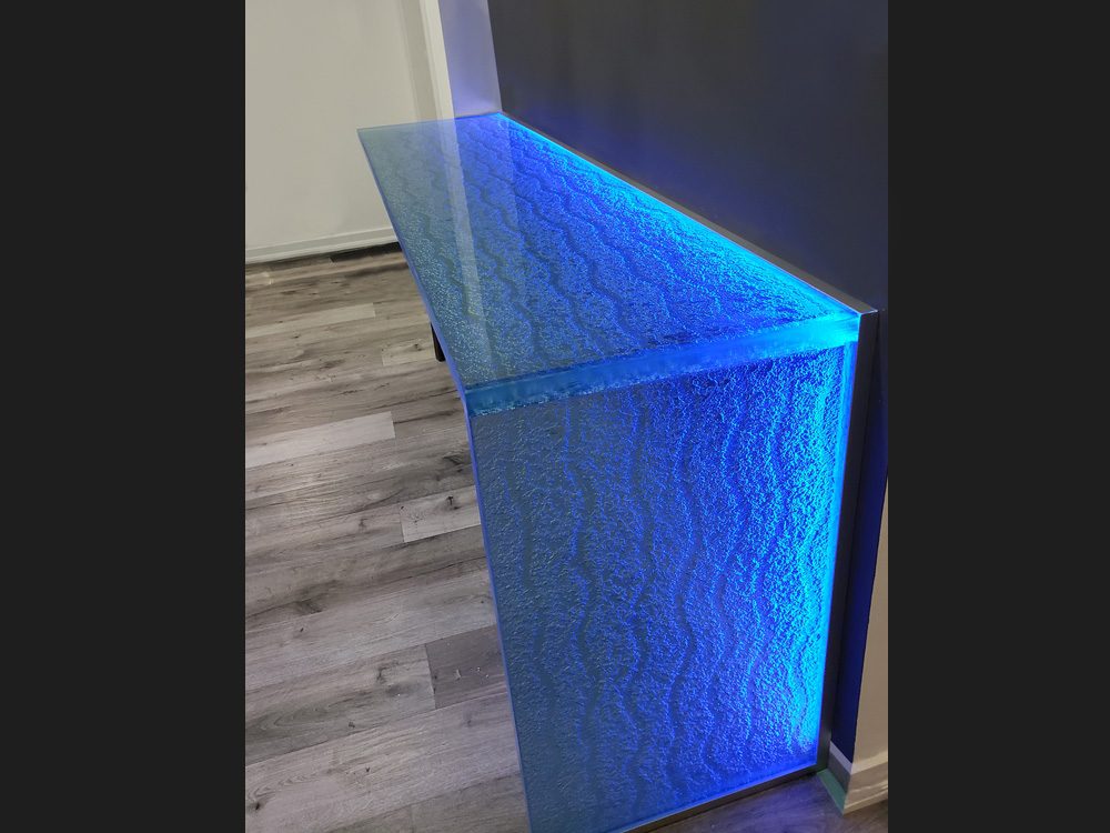Glass countertop and pedestalFurqan