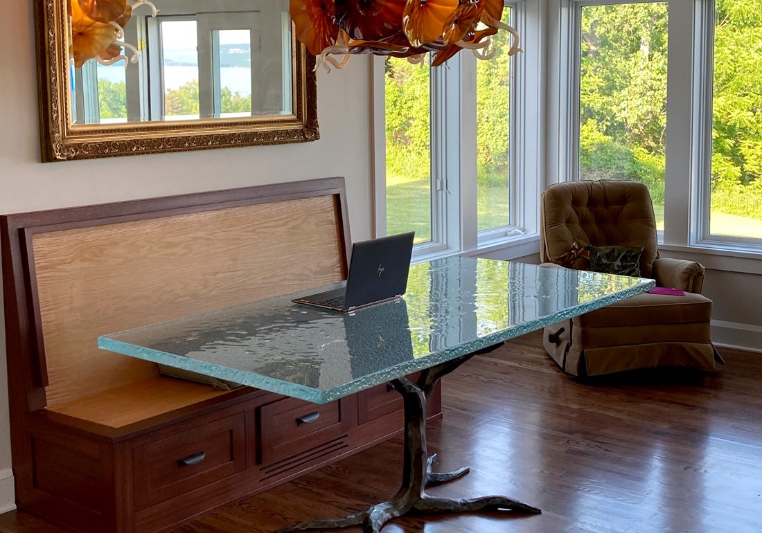 Transparent counter tops