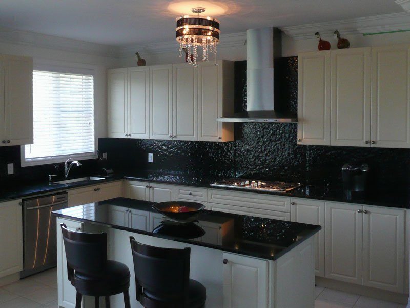 Clear glass tiles