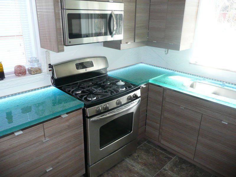Kitchen glass countertop (KC10)